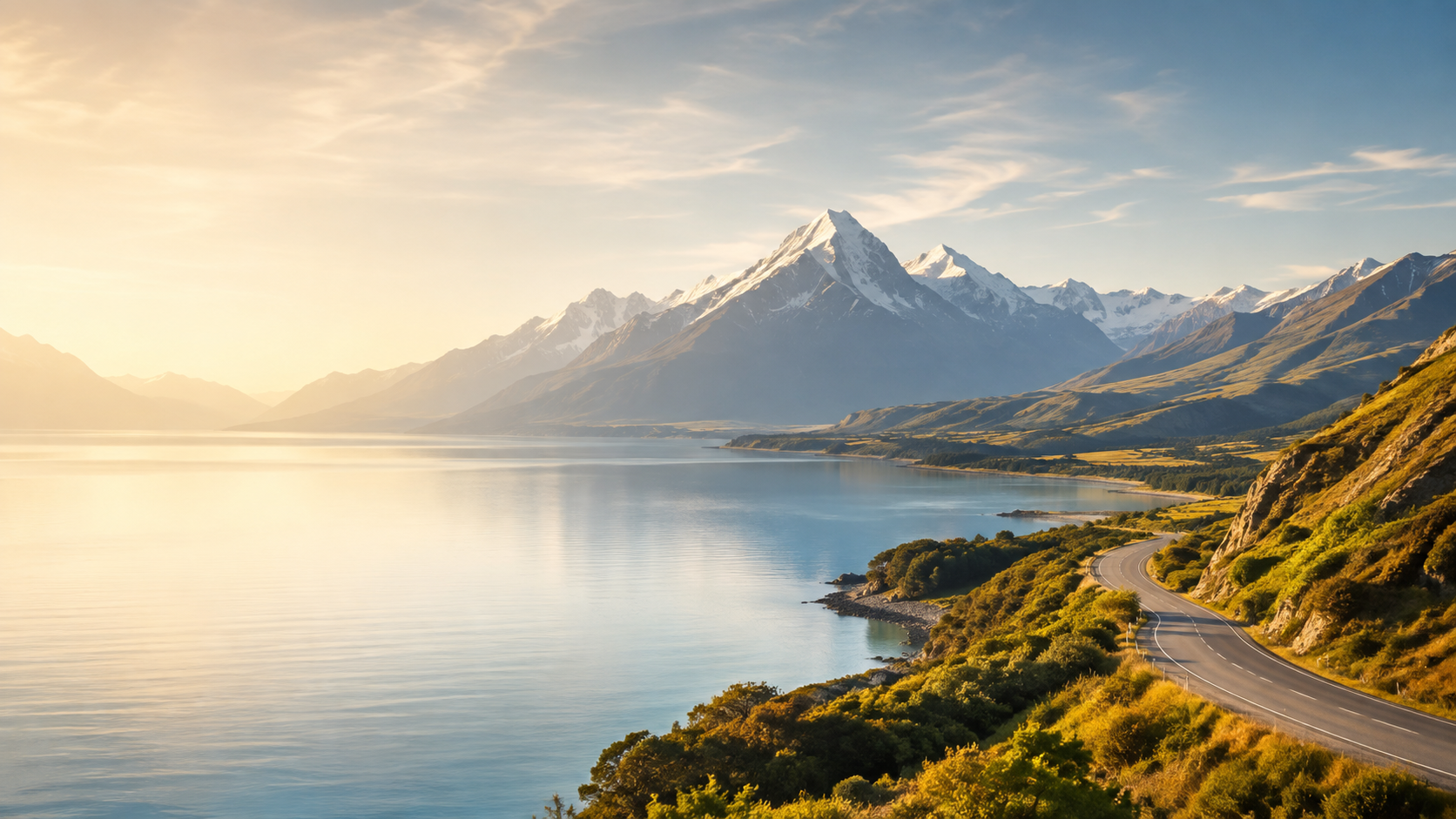 New Zealand coastline